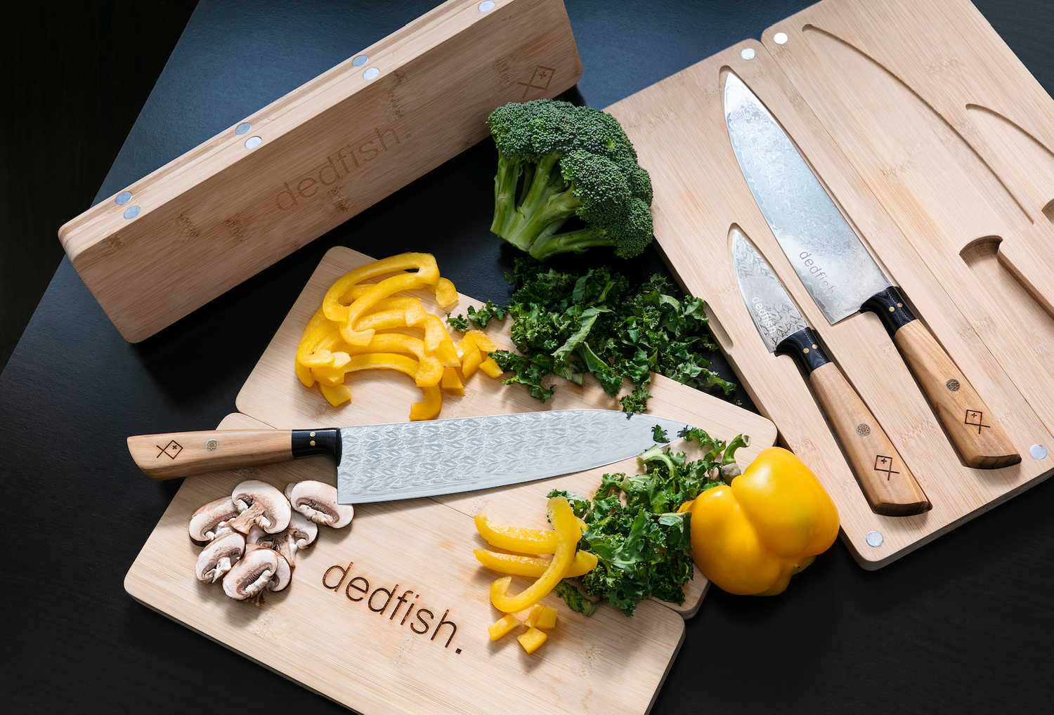 Cutting Board & Knife Set